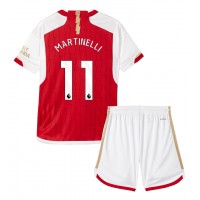 Arsenal Gabriel Martinelli #11 Koti Peliasu Lasten 2023-24 Lyhythihainen (+ Lyhyet housut)
